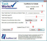 TaskWorks Outlook 2007 Add-in screenshot